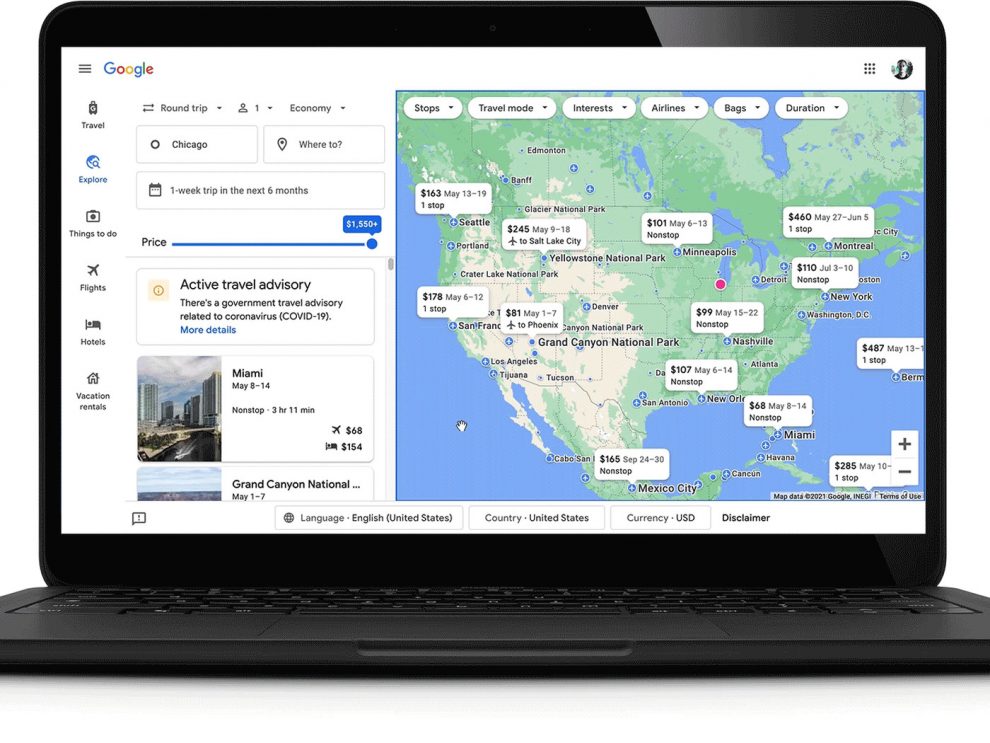 Google's new travel tools