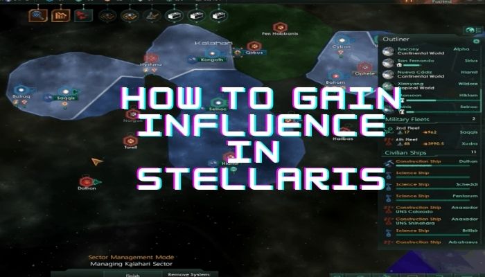 How To Gain Influence In Stellaris