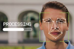 AI illustrated on face