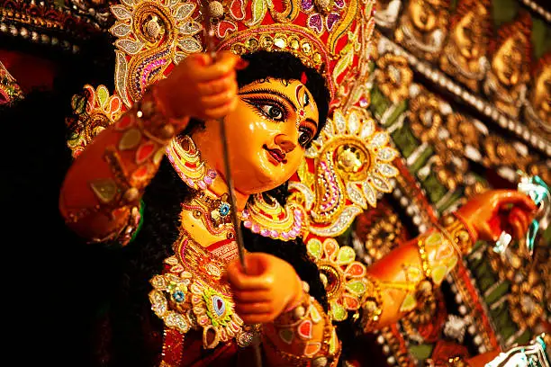 India’s Durga Puja Festival Reimagines Trump as the Modern Demon